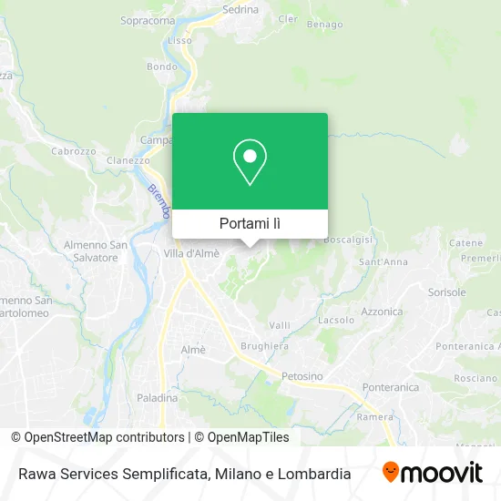 Mappa Rawa Services Semplificata