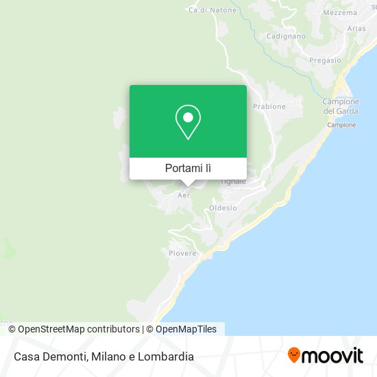 Mappa Casa Demonti