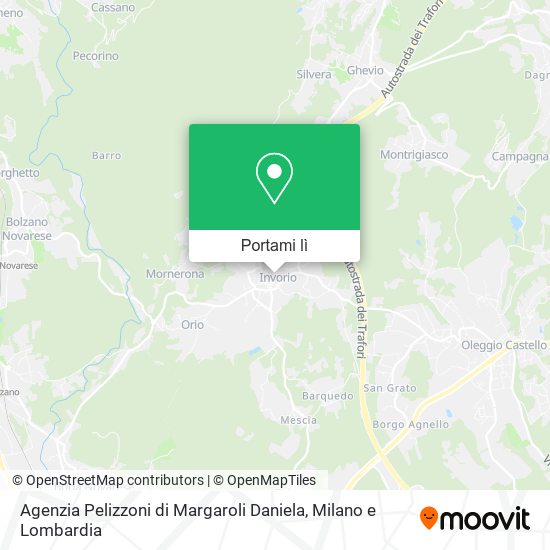 Mappa Agenzia Pelizzoni di Margaroli Daniela