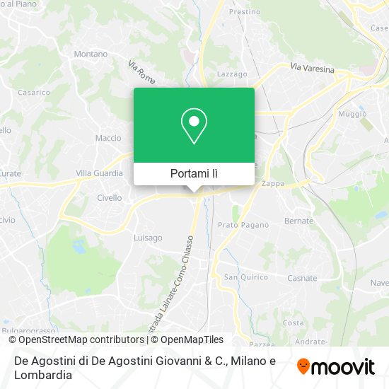 Mappa De Agostini di De Agostini Giovanni & C.