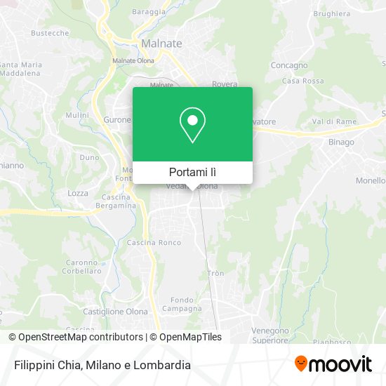 Mappa Filippini Chia