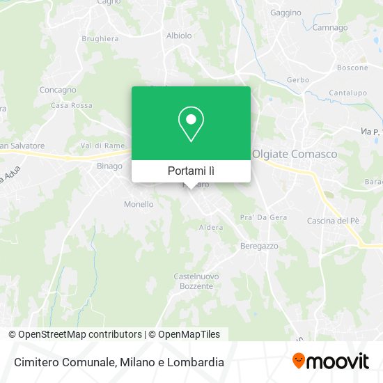 Mappa Cimitero Comunale