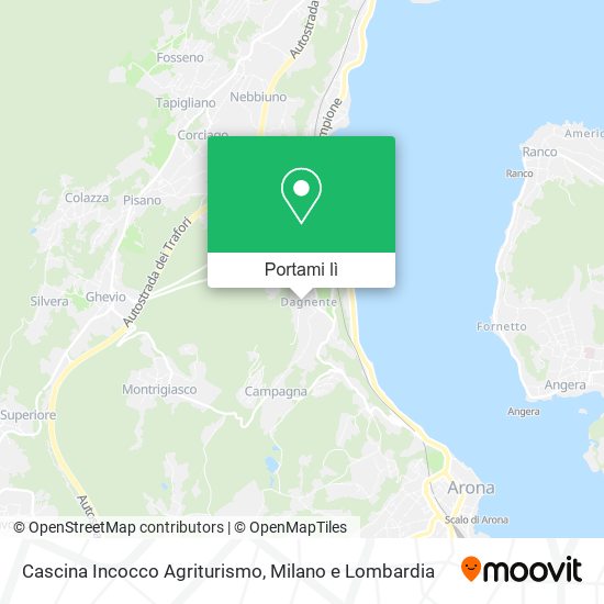 Mappa Cascina Incocco Agriturismo