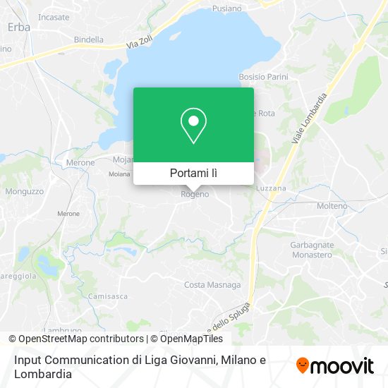 Mappa Input Communication di Liga Giovanni