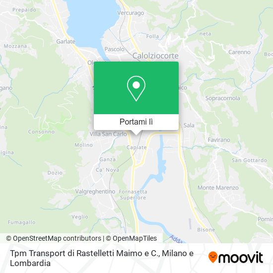 Mappa Tpm Transport di Rastelletti Maimo e C.