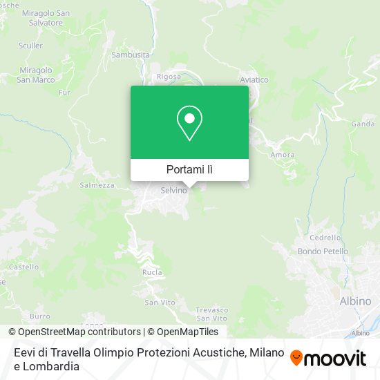 Mappa Eevi di Travella Olimpio Protezioni Acustiche