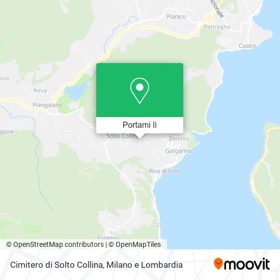 Mappa Cimitero di Solto Collina