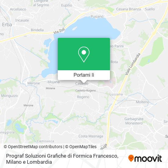 Mappa Prograf Soluzioni Grafiche di Formica Francesco