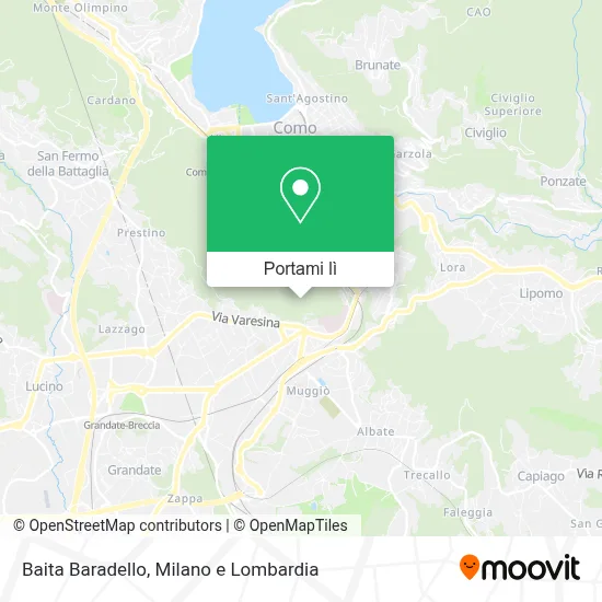 Mappa Baita Baradello