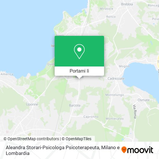 Mappa Aleandra Storari-Psicologa Psicoterapeuta