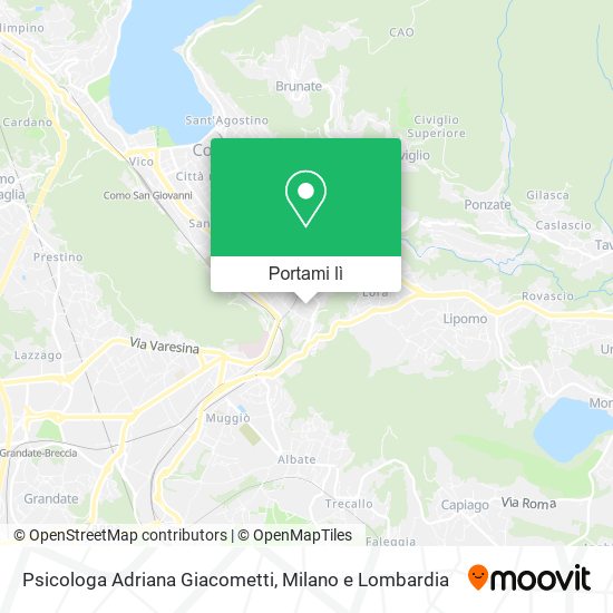 Mappa Psicologa Adriana Giacometti