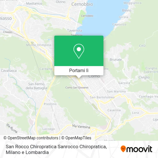 Mappa San Rocco Chiropratica Sanrocco Chiropratica