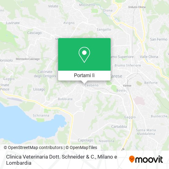 Mappa Clinica Veterinaria Dott. Schneider & C.