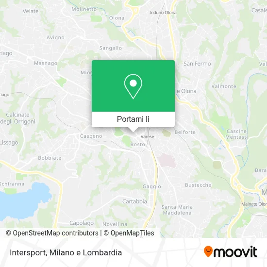 Mappa Intersport