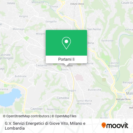 Mappa G.V. Servizi Energetici di Giove Vito