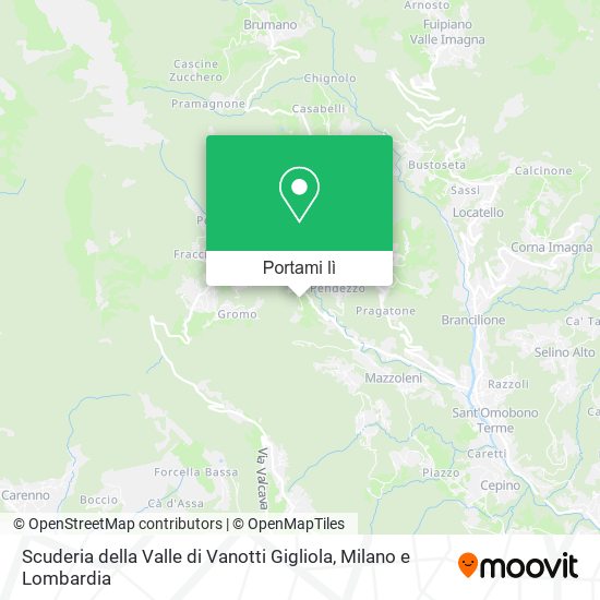 Mappa Scuderia della Valle di Vanotti Gigliola