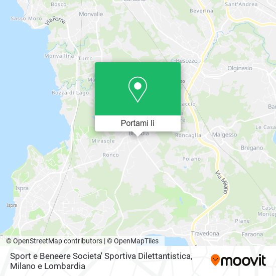 Mappa Sport e Beneere Societa' Sportiva Dilettantistica