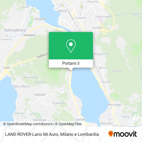 Mappa LAND ROVER-Lario Mi Auto