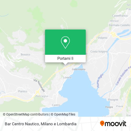 Mappa Bar Centro Nautico