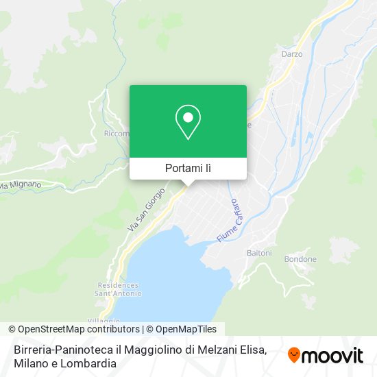 Mappa Birreria-Paninoteca il Maggiolino di Melzani Elisa