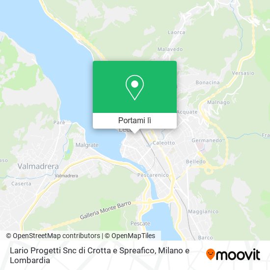 Mappa Lario Progetti Snc di Crotta e Spreafico