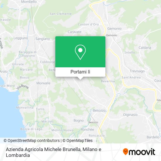 Mappa Azienda Agricola Michele Brunella