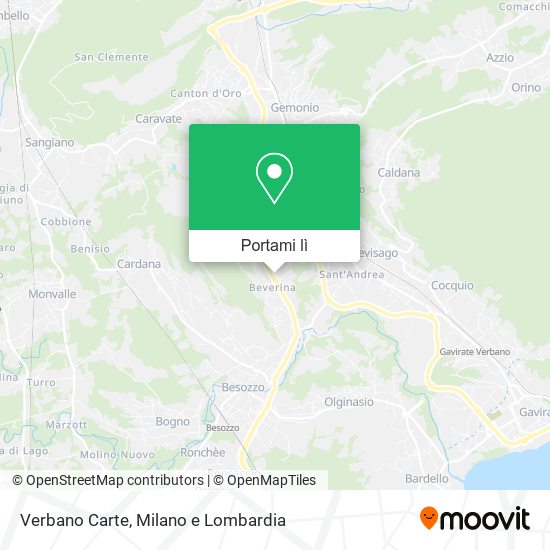 Mappa Verbano Carte