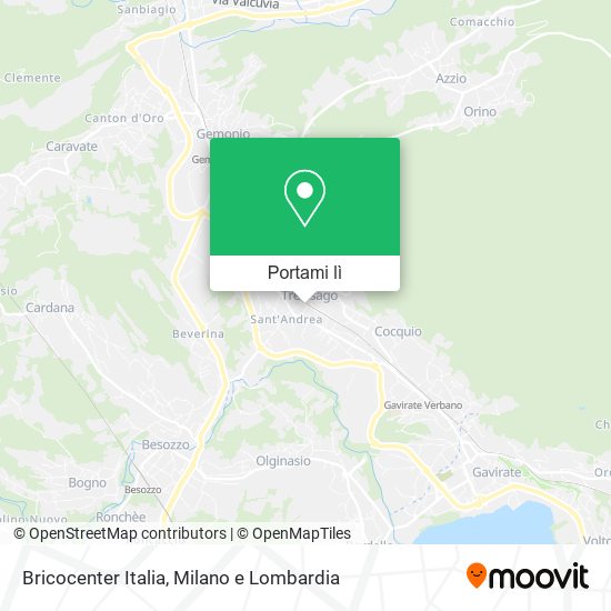 Mappa Bricocenter Italia