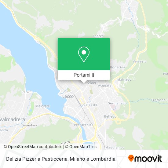 Mappa Delizia Pizzeria Pasticceria