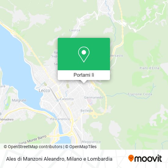 Mappa Ales di Manzoni Aleandro
