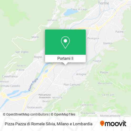Mappa Pizza Pazza di Romele Silvia