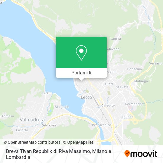 Mappa Breva Tivan Republik di Riva Massimo