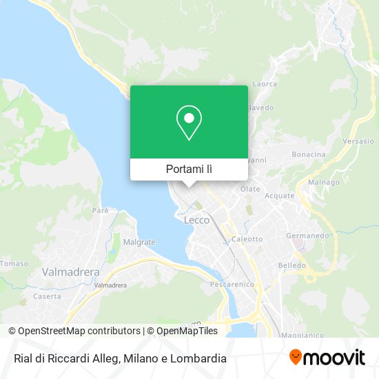 Mappa Rial di Riccardi Alleg