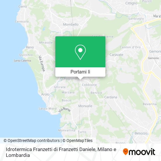 Mappa Idrotermica Franzetti di Franzetti Daniele