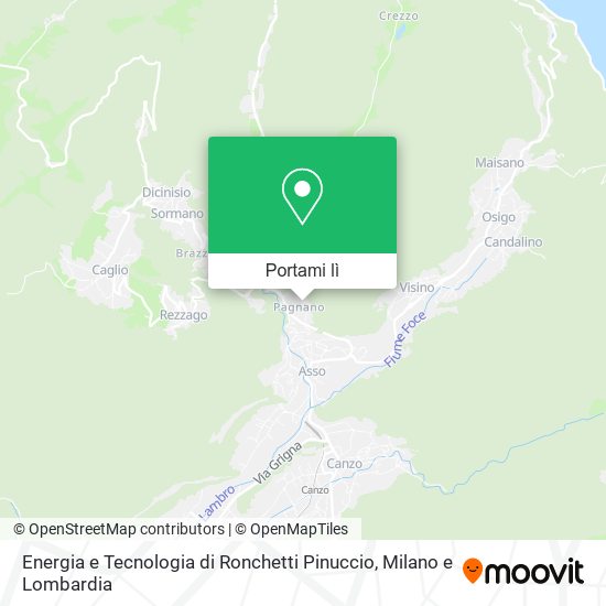 Mappa Energia e Tecnologia di Ronchetti Pinuccio