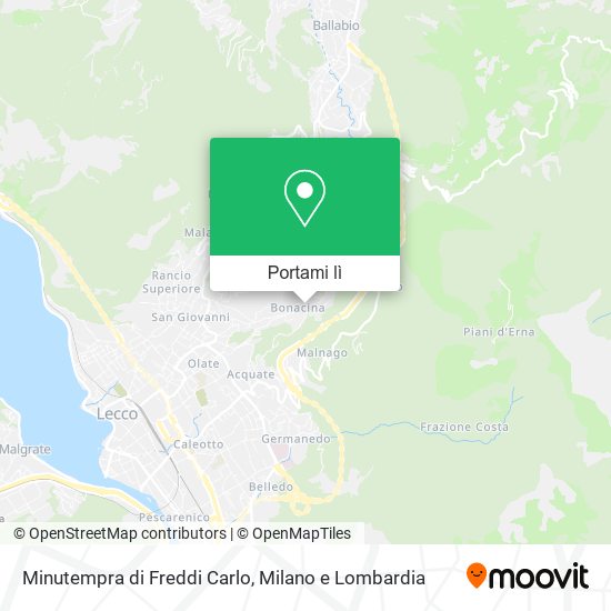 Mappa Minutempra di Freddi Carlo