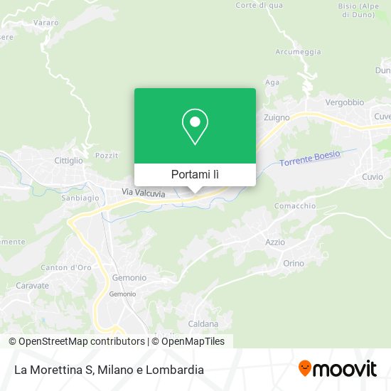 Mappa La Morettina S