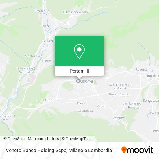 Mappa Veneto Banca Holding Scpa