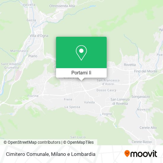Mappa Cimitero Comunale