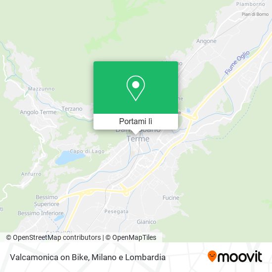 Mappa Valcamonica on Bike