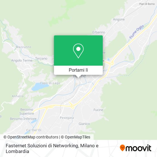 Mappa Fasternet Soluzioni di Networking