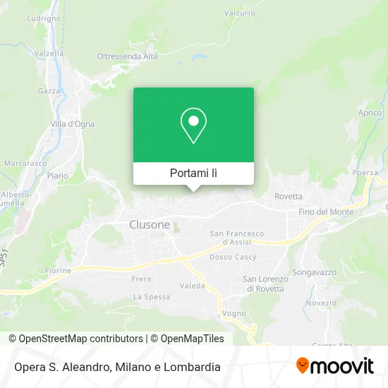 Mappa Opera S. Aleandro
