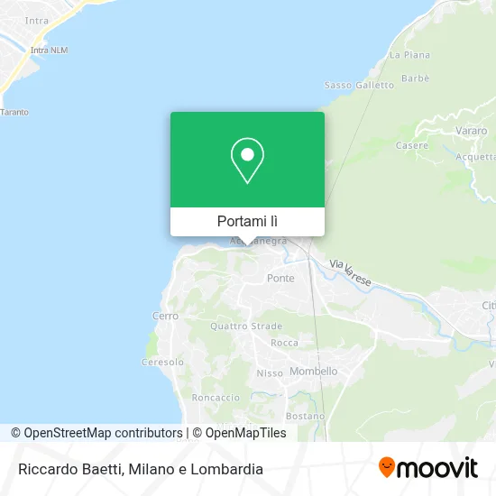 Mappa Riccardo Baetti
