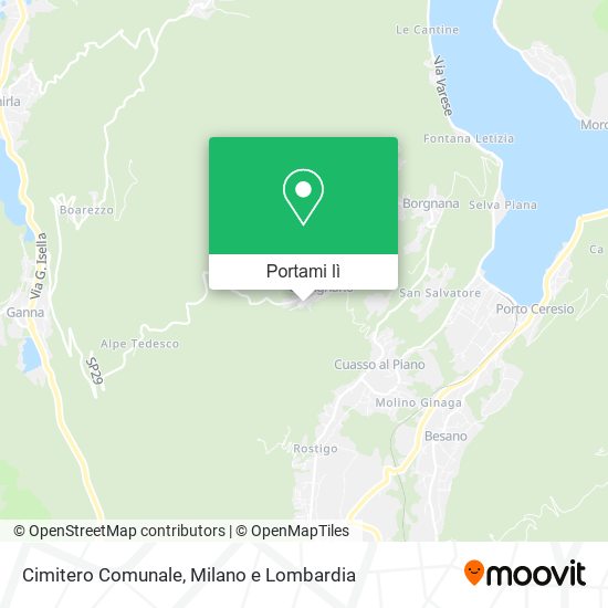 Mappa Cimitero Comunale