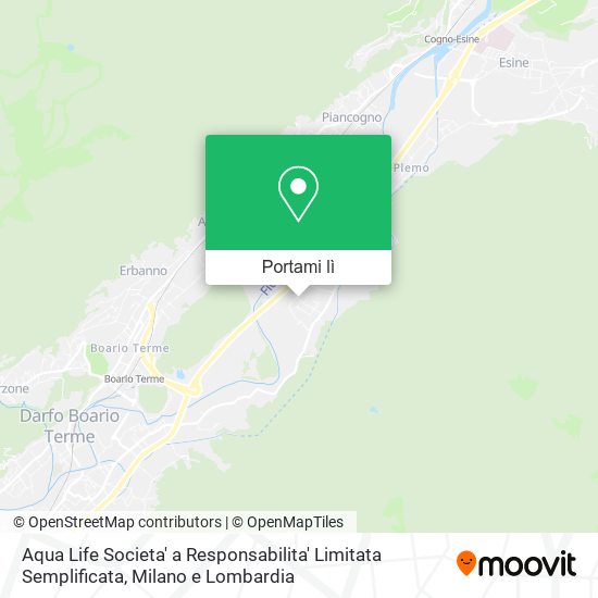 Mappa Aqua Life Societa' a Responsabilita' Limitata Semplificata