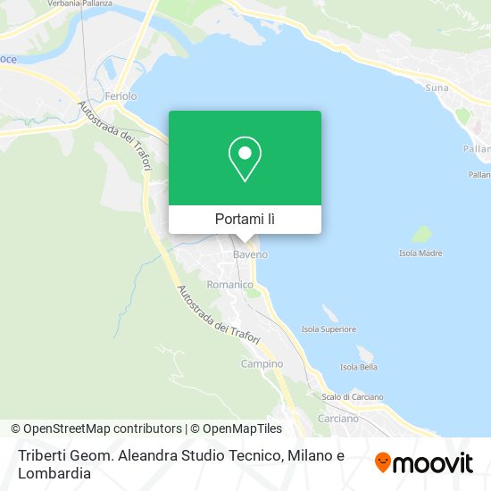 Mappa Triberti Geom. Aleandra Studio Tecnico
