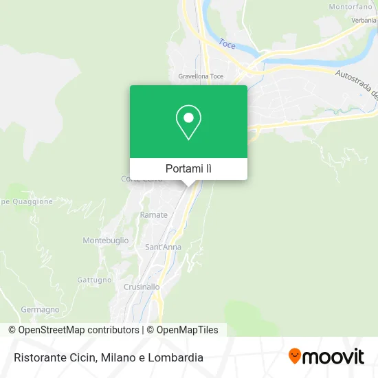 Mappa Ristorante Cicin