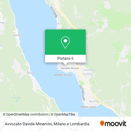 Mappa Avvocato Davide Minervini