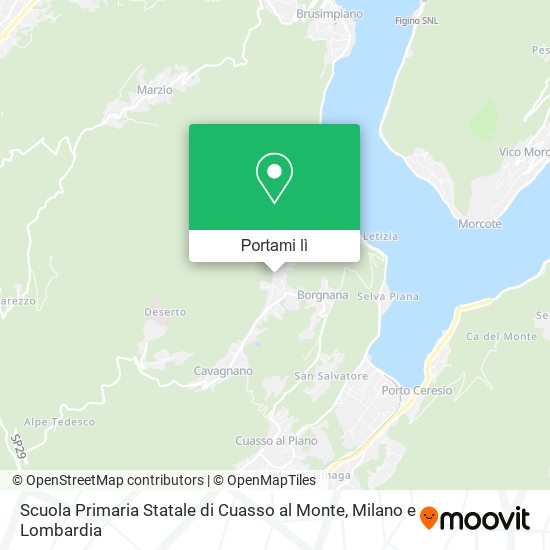 Mappa Scuola Primaria Statale di Cuasso al Monte