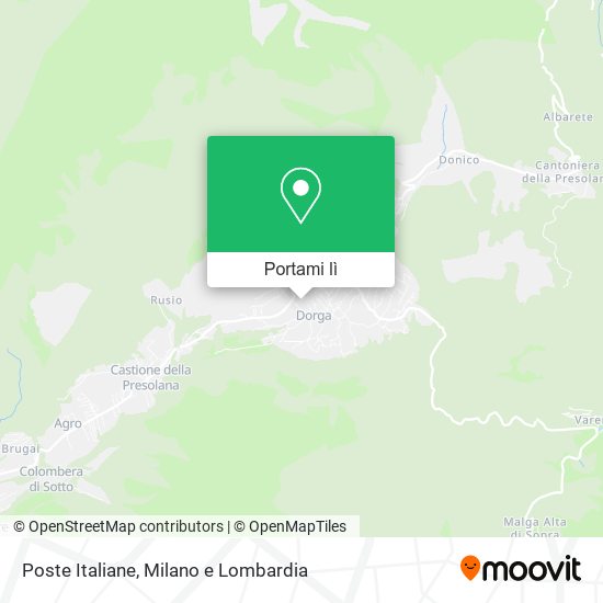 Mappa Poste Italiane